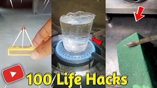 Testing 100 Viral Life HACKS 🤯 [upl. by Gideon]