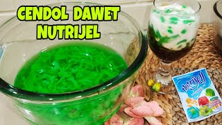 MINUMAN TAKJIL BUKA PUASA  ES CENDOL NUTRIJEL [upl. by Huei]