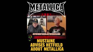 Mustaine advises Hetfield about Metallica metallica metal davemustaine jameshetfield megadeth [upl. by Aehtla117]