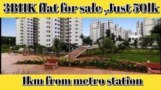 3BHK flat for sale in Bangalore Near metro station [upl. by Prunella]