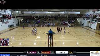 PlatteGeddes Black Panthers vs Ethan Rustlers VB [upl. by Aihk]