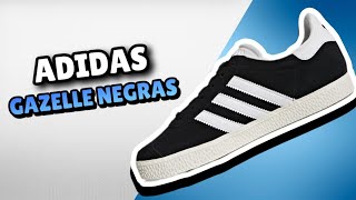 ADIDAS GAZELLE BLACK negras cómo vestirlas y combinarlas [upl. by Noiraa]