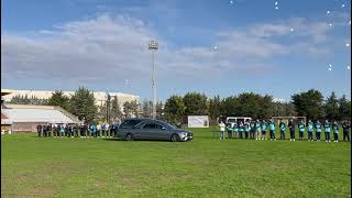 Tortoreto funerali piccolo Edoardo il saluto allo stadio [upl. by Mandler]