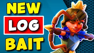 New Log Bait deck Goblin Barrel Evolved Wall Breakers  Clash Royale [upl. by Ybocaj]