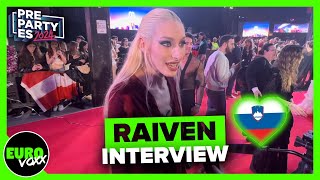 🇸🇮 RAIVEN  ‘VERONIKA’ INTERVIEW  Madrid PrePartyES 2024  Slovenia Eurovision 2024 [upl. by Nelyag]