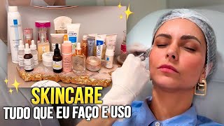 MINHA ROTINA COMPLETA DE SKINCARE 😍4 passos infalíveis [upl. by Yancy228]