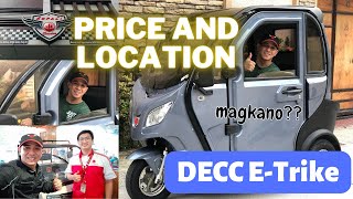 DECC Electric Tricycle Price and Where to buy  ETrike Price and Review [upl. by Reinhold265]