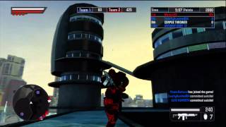 Crackdown 2  Team Deathmatch Xbox Live Multiplayer on Agency Tower Map HD Gameplay Xbox 360 2 [upl. by Ytisahc]