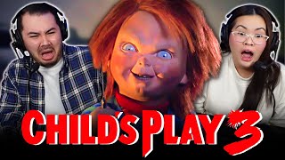 CHILD’S PLAY 3 1991 MOVIE REACTION First Time Watching Chucky [upl. by Wilkison]