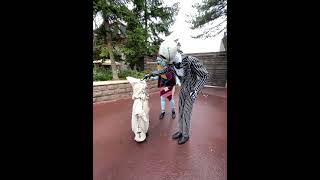 Little Oogie Boogie scares Jack disney dlp disneylandparis halloween nightmarebeforechristmas [upl. by Ecnerwal]