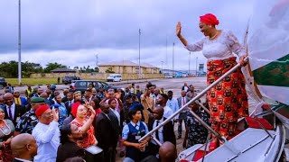 Watch Full Video As Nigerias First Lady Remi Tinubu Storms Owerri For 2023 Imo Women August Meeting [upl. by Yedsnil]