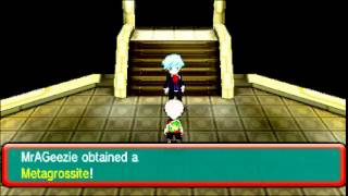 Where To Get Metagrossite Pokemon Alpha Sapphire and Omega Ruby ORAS [upl. by Noirrad]