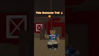 Fake Scarecrow Troll 🔥🎃mm2 murdermysteryfunnymoments troll [upl. by Assena]