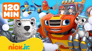 ¡Blaze y Los Monster Machines  Las MEJORES transformaciones animales de Blaze  Nick Jr en Español [upl. by Verdie]