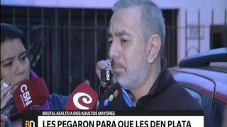 Habla el hijo de los ancianos golpeados por ladrones  Telefe Noticias [upl. by Ettenahc]