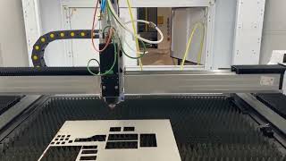 6KW Fiber Laser Metal Cutter is working [upl. by Gnilsia]