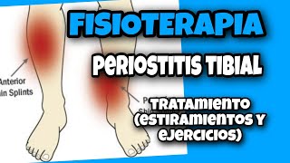 🔵 PERIOSTITIS tibial Tratamiento EJERCICIOS Y ESTIRAMIENTOS [upl. by Dearman]