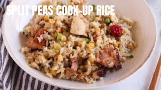 SPLIT PEAS COOKUP RICE  Guyanese Cook uprice  Jehan Can Cook [upl. by Allanson]