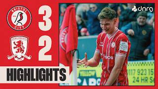 GardnerHickman scores SCREAMER 🚀 Bristol City 32 Middlesbrough  Highlights [upl. by Allene]