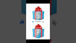 Choose your gift🎁🎁choose S OR P choose giftbox🎁giftsviraltrendingshortfeedchooseyourgiftshorts [upl. by Ariaes]