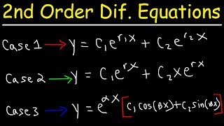 Second Order Linear Differential Equations [upl. by Erdman314]