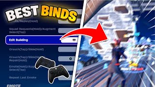 NEW BEST BINDS For Controller Fortnite Players ClawDoubleClaw  Fortnite Chapter 5 UPDATED [upl. by Eilraep]