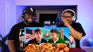 Kidd and Cee Reacts To Brits try Louisiana Soul Food for the First Time [upl. by Brittain709]