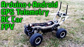 RC car GPS telemetry arduino  nRF24L01  android [upl. by Judas]