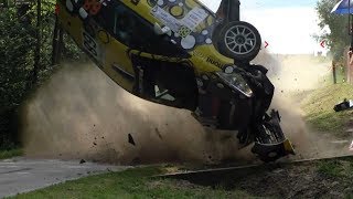 ERC Rally Rzeszow 2017  BIG CRASHES amp ACTION [upl. by Anrehs552]