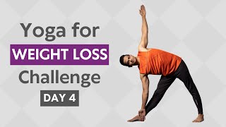 Yoga for Weight Loss  Day 4  Hatha Yoga  Yoga with Naveen [upl. by Casavant226]