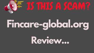 Fincareglobalorg Review THIS IS A SCAM Find Out More About Fincare Global [upl. by Gall]