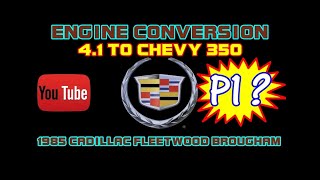 ⭐ 1985 Cadillac Fleetwood Brougham  41  ENGINE CONVERSION  HT4100 to a Chevy 350 [upl. by Addy696]