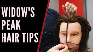 Widows Peak Hair Tips  TheSalonGuy [upl. by Akalam555]