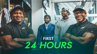 Jalen Carter and Nolan Smiths First 24 Hours As Eagles 👀 [upl. by Wearing42]