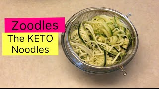 Zoodles  The Keto Noodles [upl. by Yelnek]