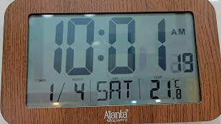 LCD  140 Ajanta Digital Clock Time Setting  How to Set time in Digital Lcd Clock fullpackage [upl. by Adnoraj]