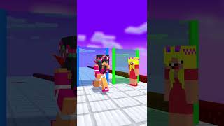 Love Run Aphmau And Noob Girls  Imagine Dragon minecraftanimation fypシ゚ minecraftshorts [upl. by Eivi805]