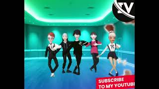 talas  animated boy girl dance video status [upl. by Irehj]