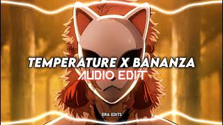 Temperature x Bananza belly dancer  sean paul amp akon edit audio [upl. by Eyahc]