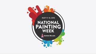 2015 National Paint Week Community Projects  SherwinWilliams [upl. by Kcirdle]