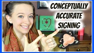 Conceptually Accurate Signing ┃ ASL Stew [upl. by Mikes]