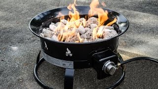 Review Heininger 5995 58000 BTU Portable Propane Outdoor Fire Pit [upl. by Ellmyer377]