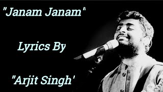 quotJanam Janamquot Song With Lyrics Hindi  Dilwale  Arijit Singh  Antara Mitra  Pritum  SRK [upl. by Singhal93]