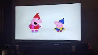 peppa pig peppas Christmas DVD menu walkthrough [upl. by Florinda]