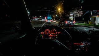 NIGHT POV⚡️ BMW 330Ci E46 M54…Binaural Audio  Catless straight pipe exhaust😤🔊 [upl. by Wanda]