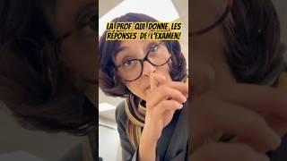 La PROF qui donne toutes les réponses de l’EXAMEN 😲 prof enfants examen [upl. by Annaek616]