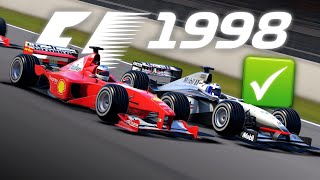 PLAY THE 1998 F1 SEASON NOW  F1 19982007 Mod for EACodemasters F1  offical Video [upl. by Perla]