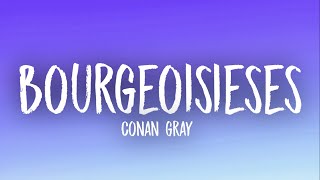 Conan Gray  Bourgeoisieses Lyrics [upl. by Aipotu348]