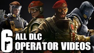 Rainbow Six Siege All DLC Operators Videos  With Year 1 amp Year 2 Included R6 Maestro Alibi [upl. by Calabrese]