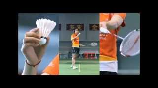 Wang Xin demonstrates the forehand serve and shares how it is a quotwrist artquot [upl. by Cacka]